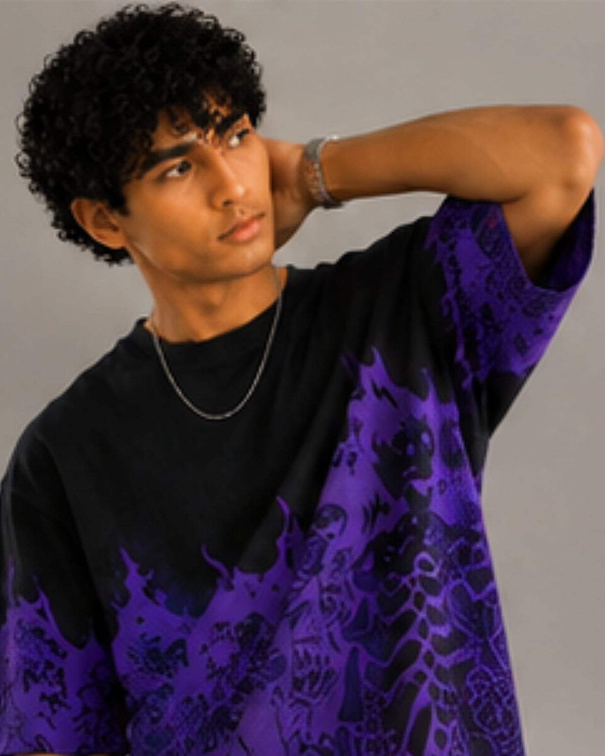 Shadow Flame Oversized T-Shirt.