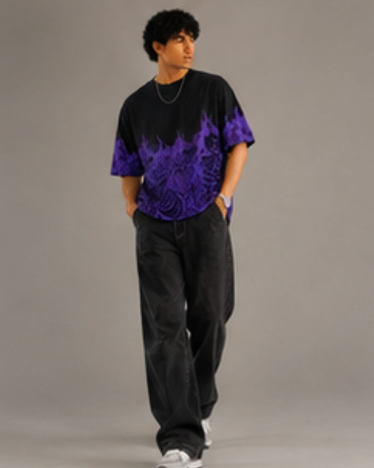 Shadow Flame Oversized T-Shirt.