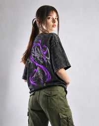 Gojo Satoru JJK Acid Washed T-Shirt