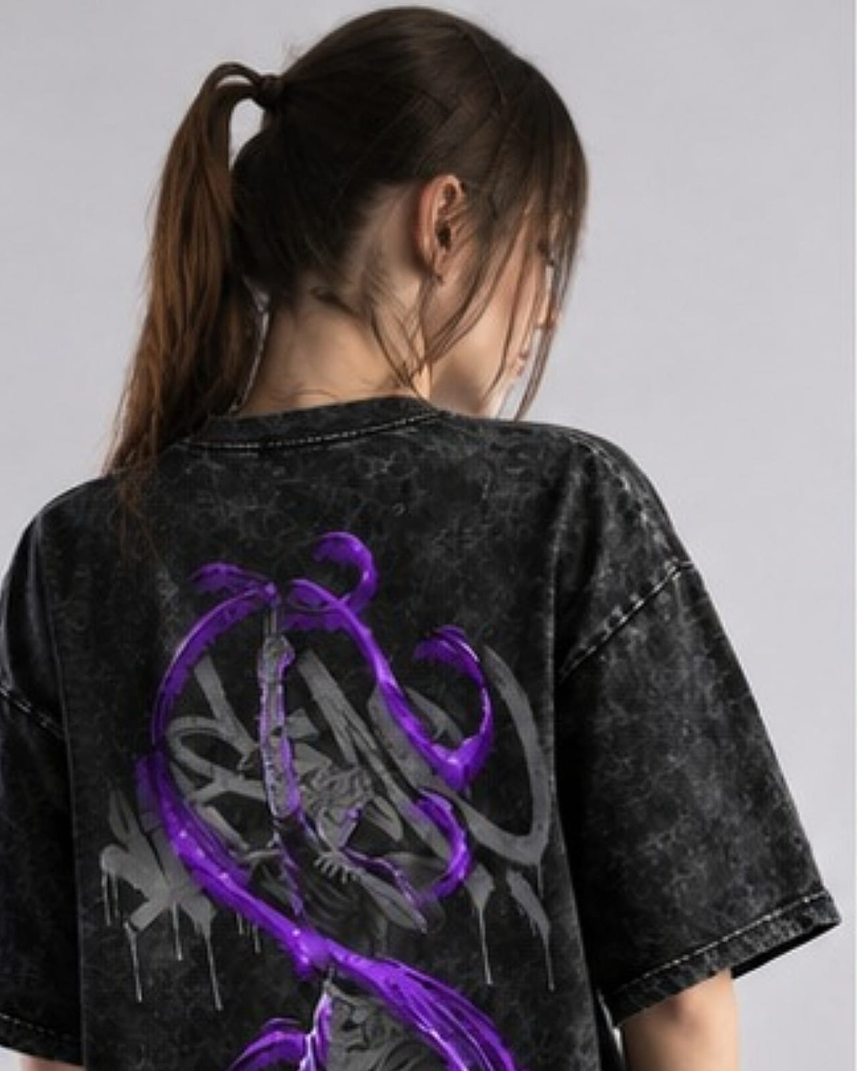 Gojo Satoru JJK Acid Washed T-Shirt
