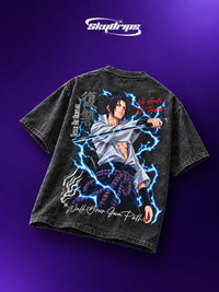 Sasuke Acid Wash Oversized T-Shirt
